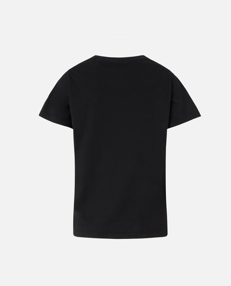 Czarny t-shirt z mini logo - Image #1
