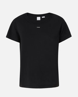 Czarny t-shirt z mini logo - Image #0