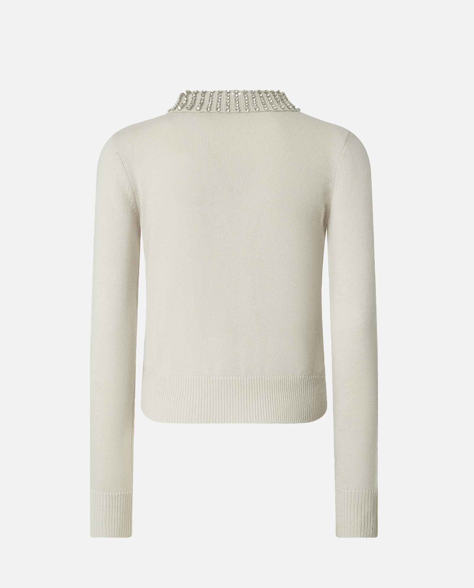 Beżowe sweter z aplikacją - Image #1