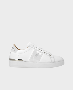 Białe skórzane sneakersy Lo-Top Hexagon - Image #0