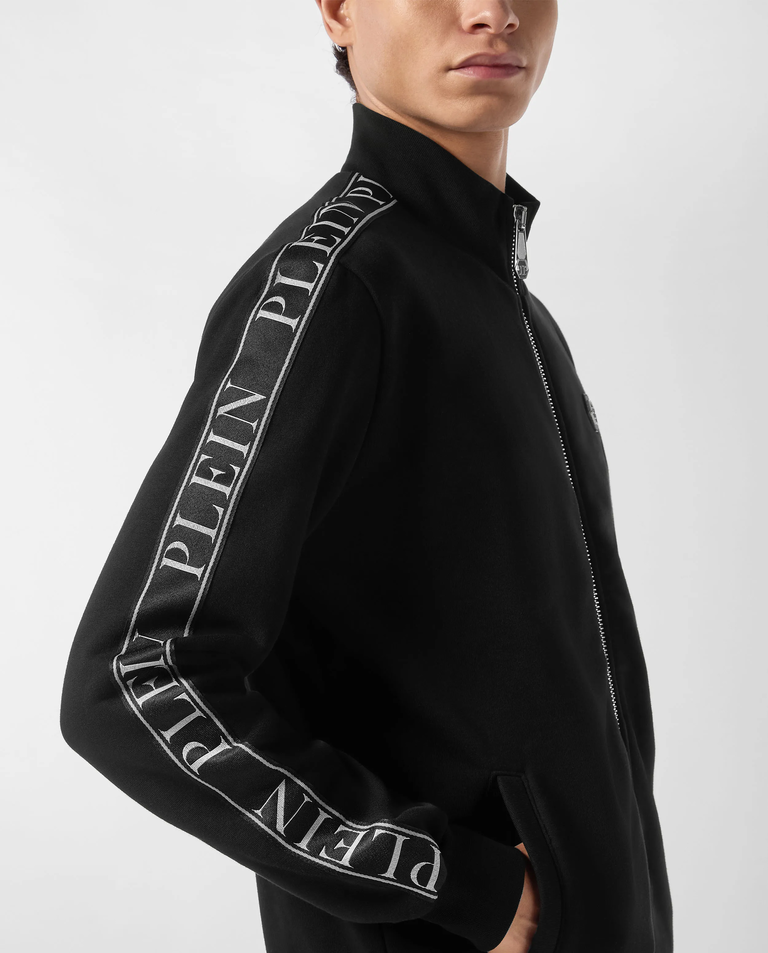 Czarna bluza na suwak - Image #4