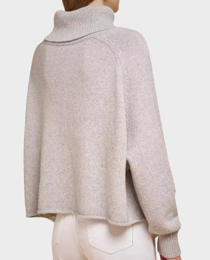 Kaszmirowy sweter z golfem - Image #1