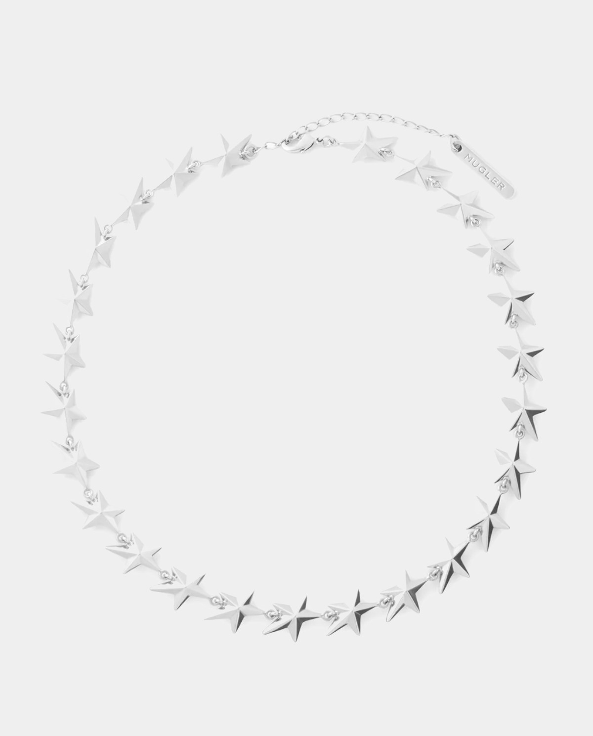 Srebrny naszyjnik Silver Star Necklace - Image #0