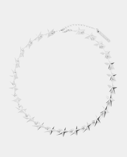 Srebrny naszyjnik Silver Star Necklace - Image #0