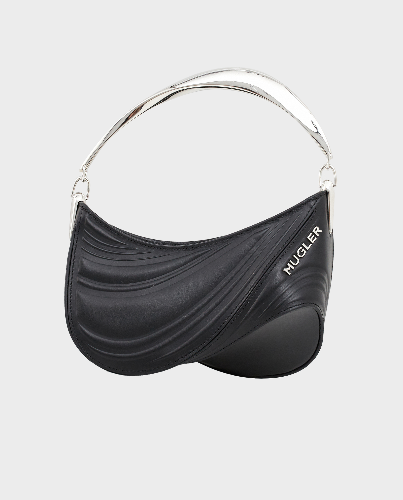 Torebka Mini Spiral Embossed Leather Pouch - Image #0