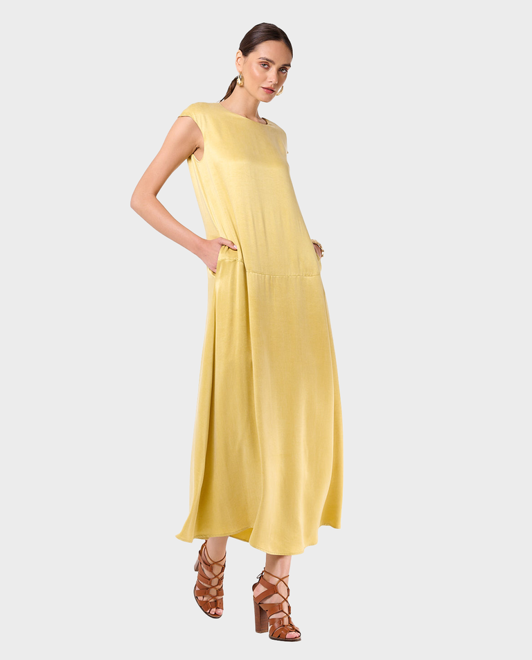 Żółta maxi sukienka Cecile - Image #3