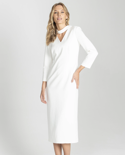 Elegancka sukienka w kolorze ecru - Image #2
