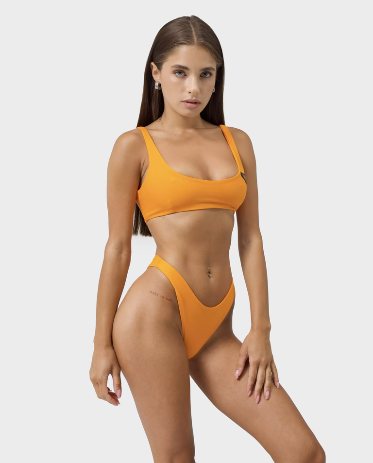 Pomarańczowy top od bikini MIA - Image #0