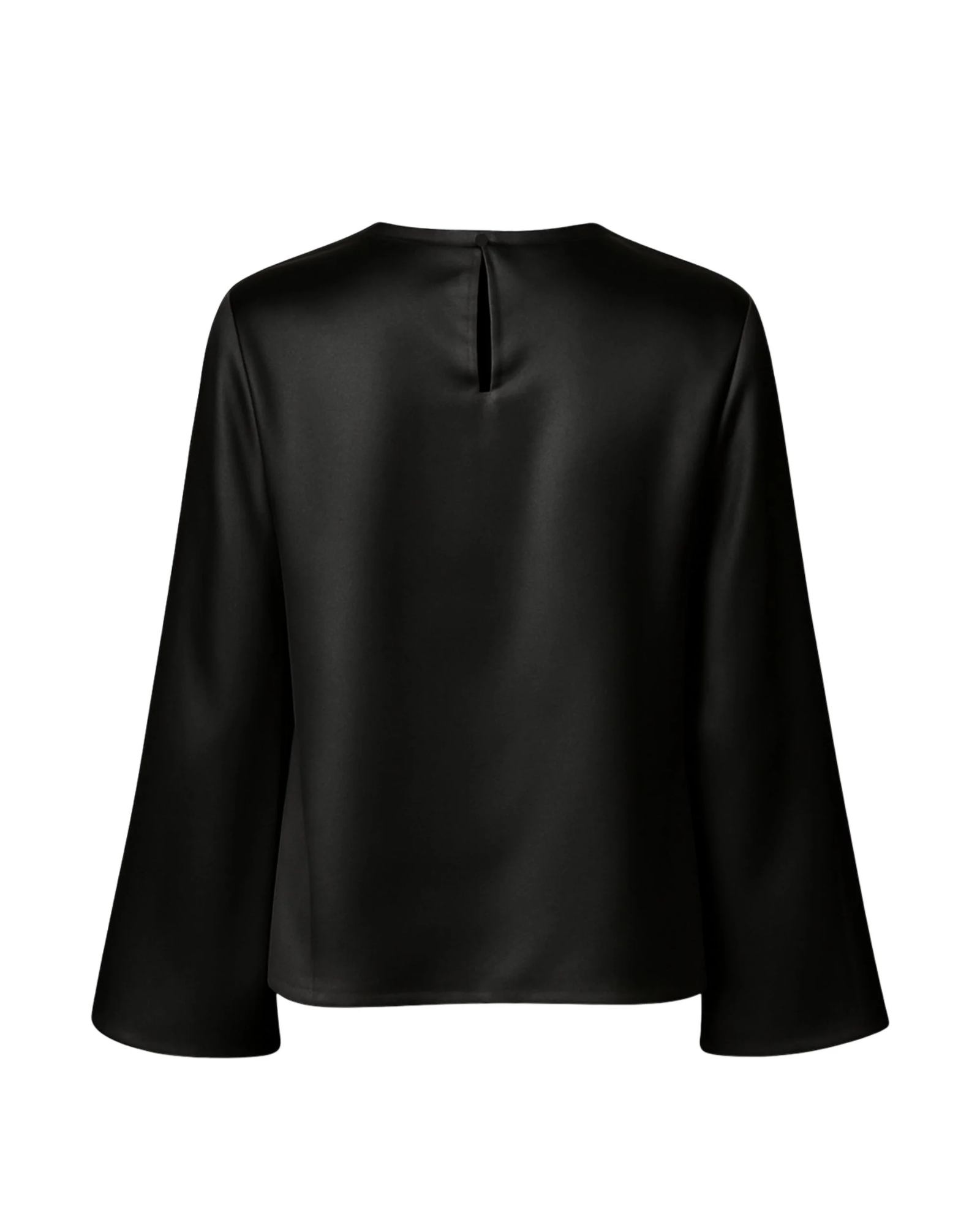 Jedwabny longsleeve Simple Black - Image #2