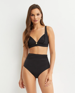 Czarny top od bikini Alia - Image #0