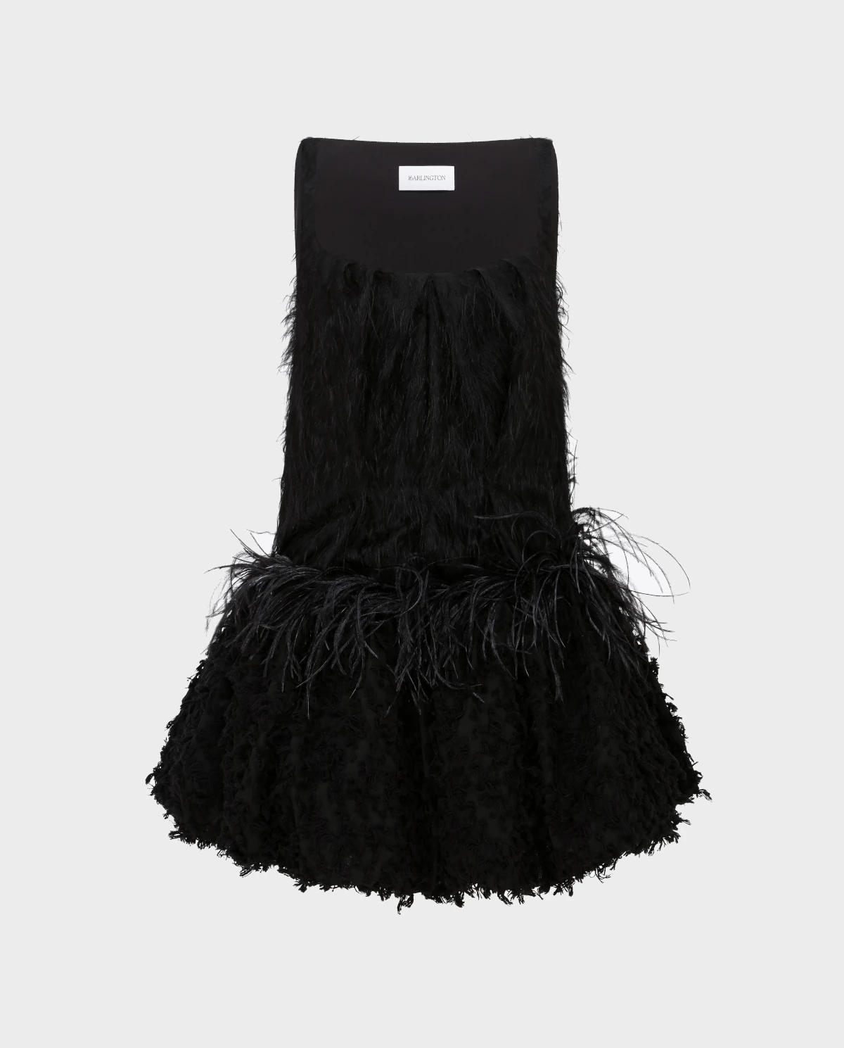 Czarna sukienka mini Lasa - Image #1