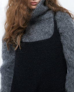 Czarna sukienka mini Ambra - Image #3