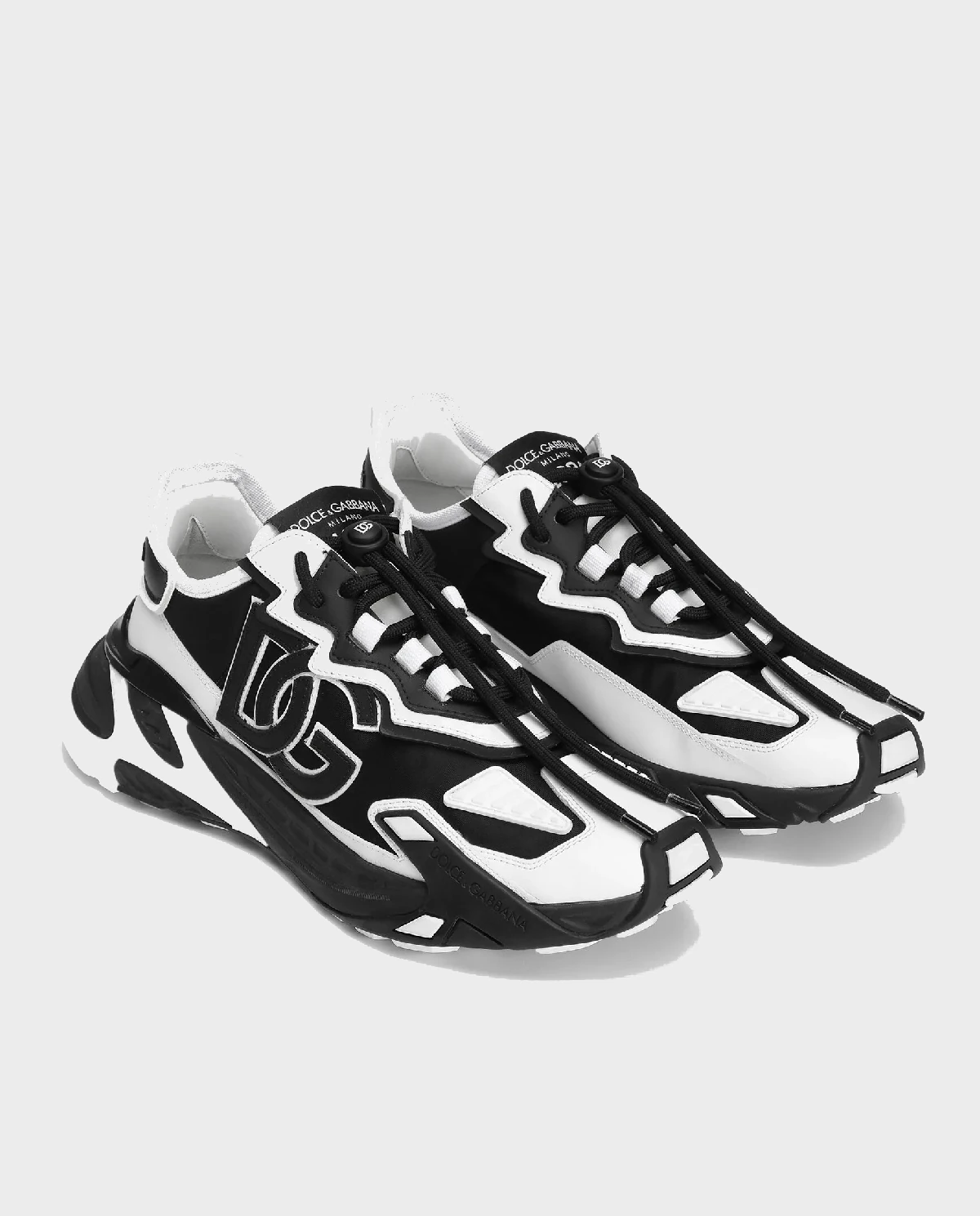 Czarno-białe sneakersy Day Faster - Image #1