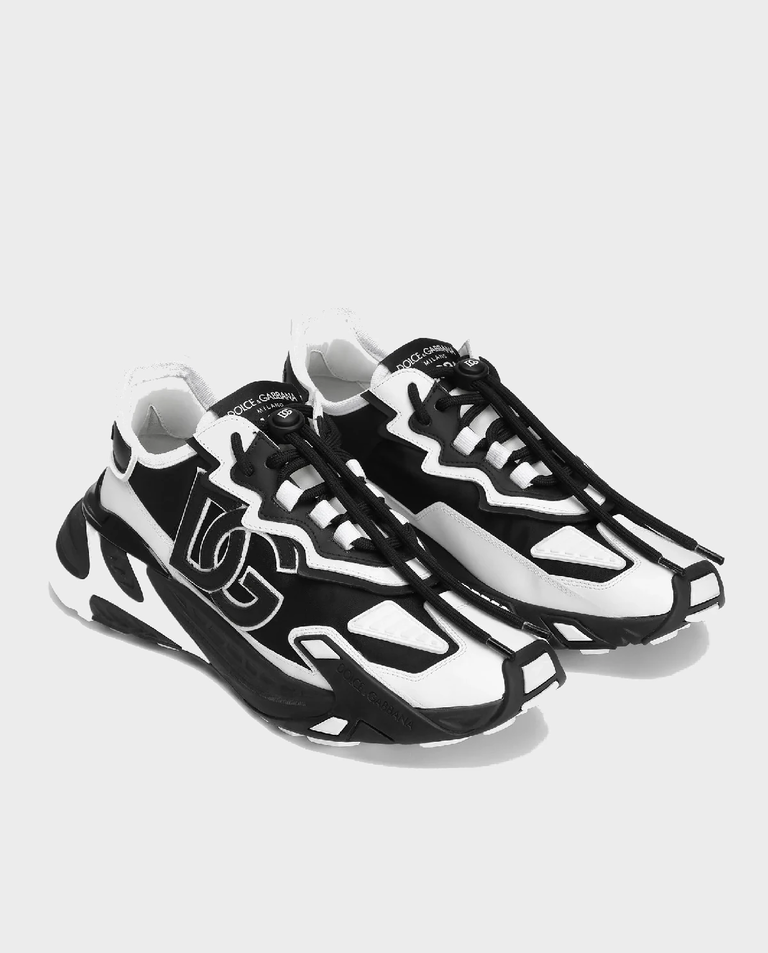 Czarno-białe sneakersy Day Faster - Image #1