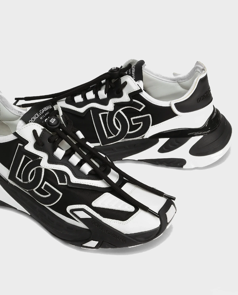 Czarno-białe sneakersy Day Faster - Image #3