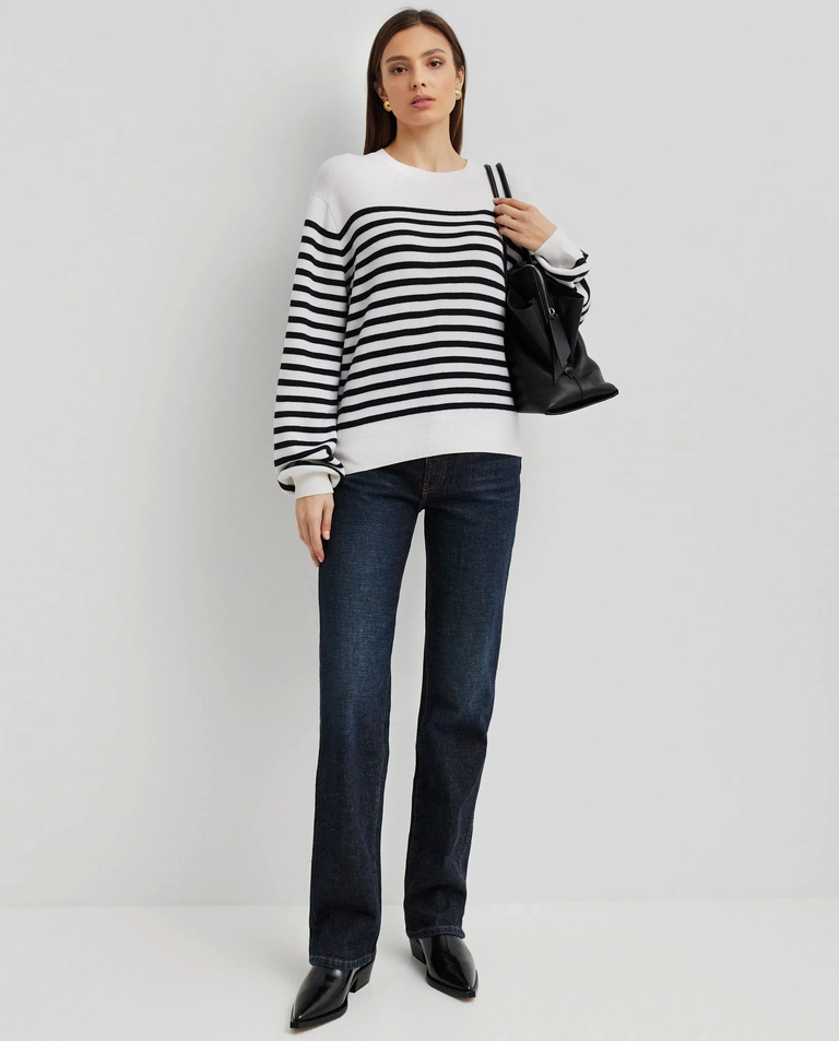 Sweter w paski Viola - Image #2