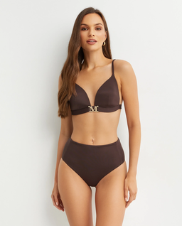 Brązowy top od bikini Astra - Image #0