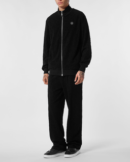 Czarna bluza dresowa z monogramem - Image #2
