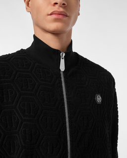 Czarna bluza dresowa z monogramem - Image #3