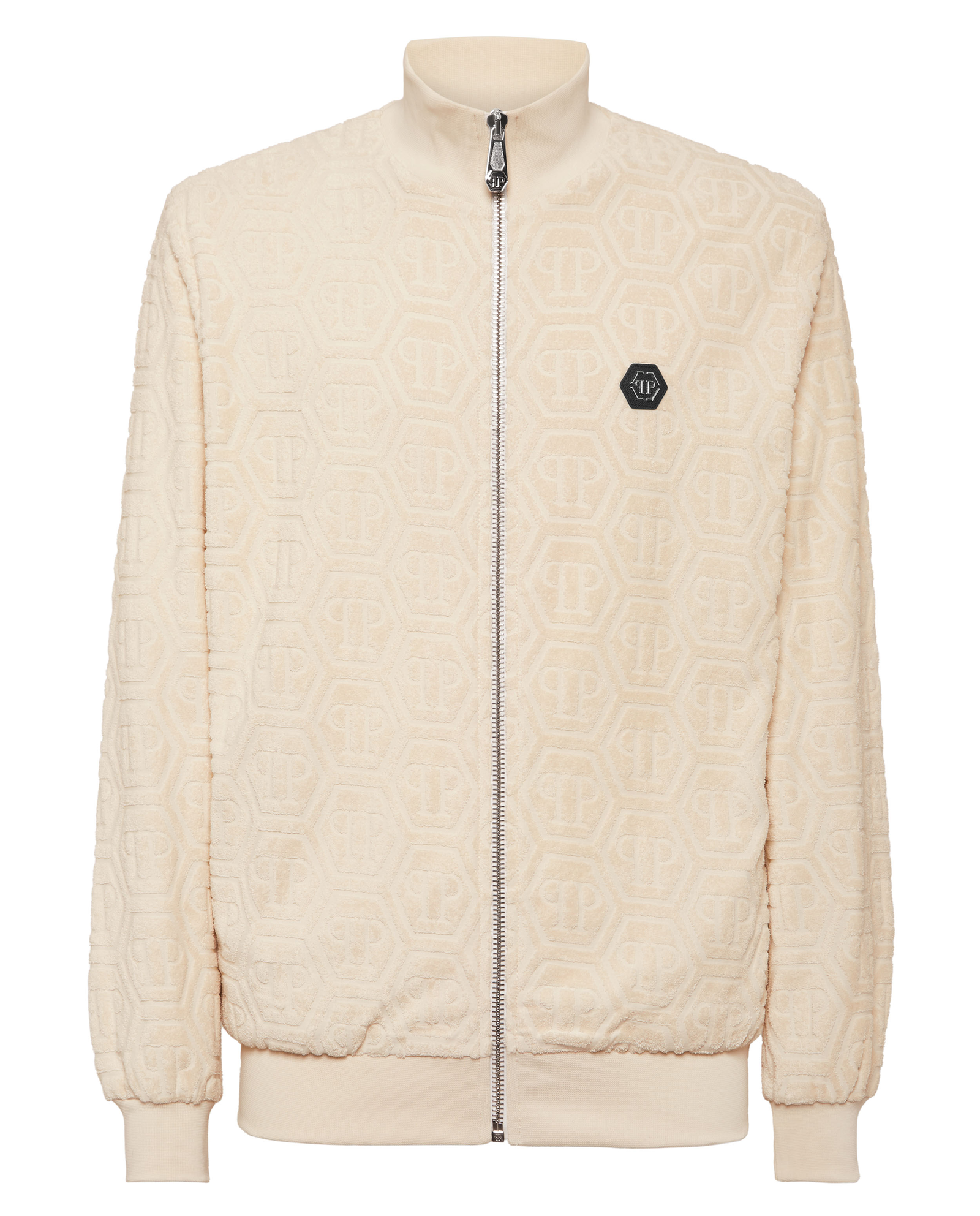 Kremowa bluza dresowa z monogramem - Image #5