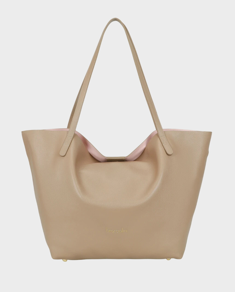 Beżowa torba shopper Ariel - Image #1