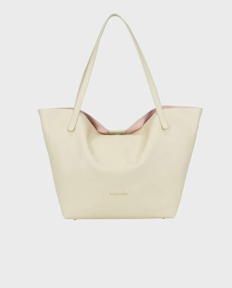 Kremowa torba shopper Ariel - Image #0