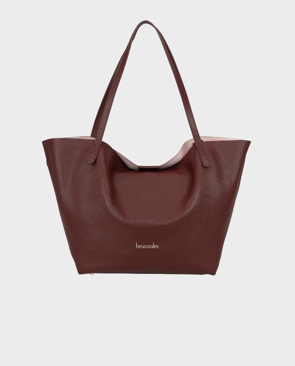 Bordowa torba shopper Ariel - Image #0