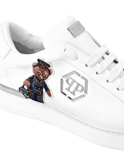 Białe sneakersy Low Top Teddy Doorman - Image #2