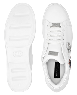 Białe sneakersy Low Top Teddy Doorman - Image #3