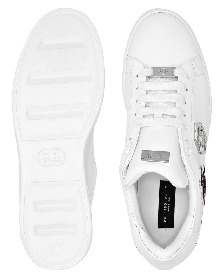 Białe sneakersy Low Top Teddy Doorman - Image #3