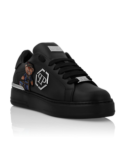 Czarne sneakersy Low Top Teddy Doorman - Image #1