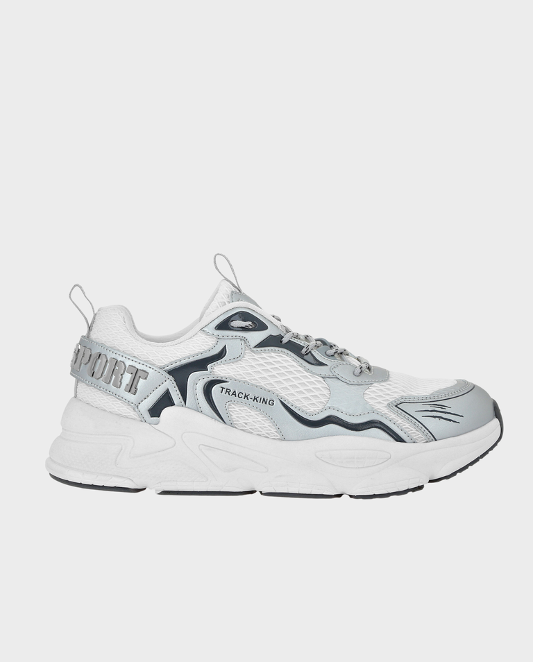 Biało-szare sneakersy Track-King - Image #0