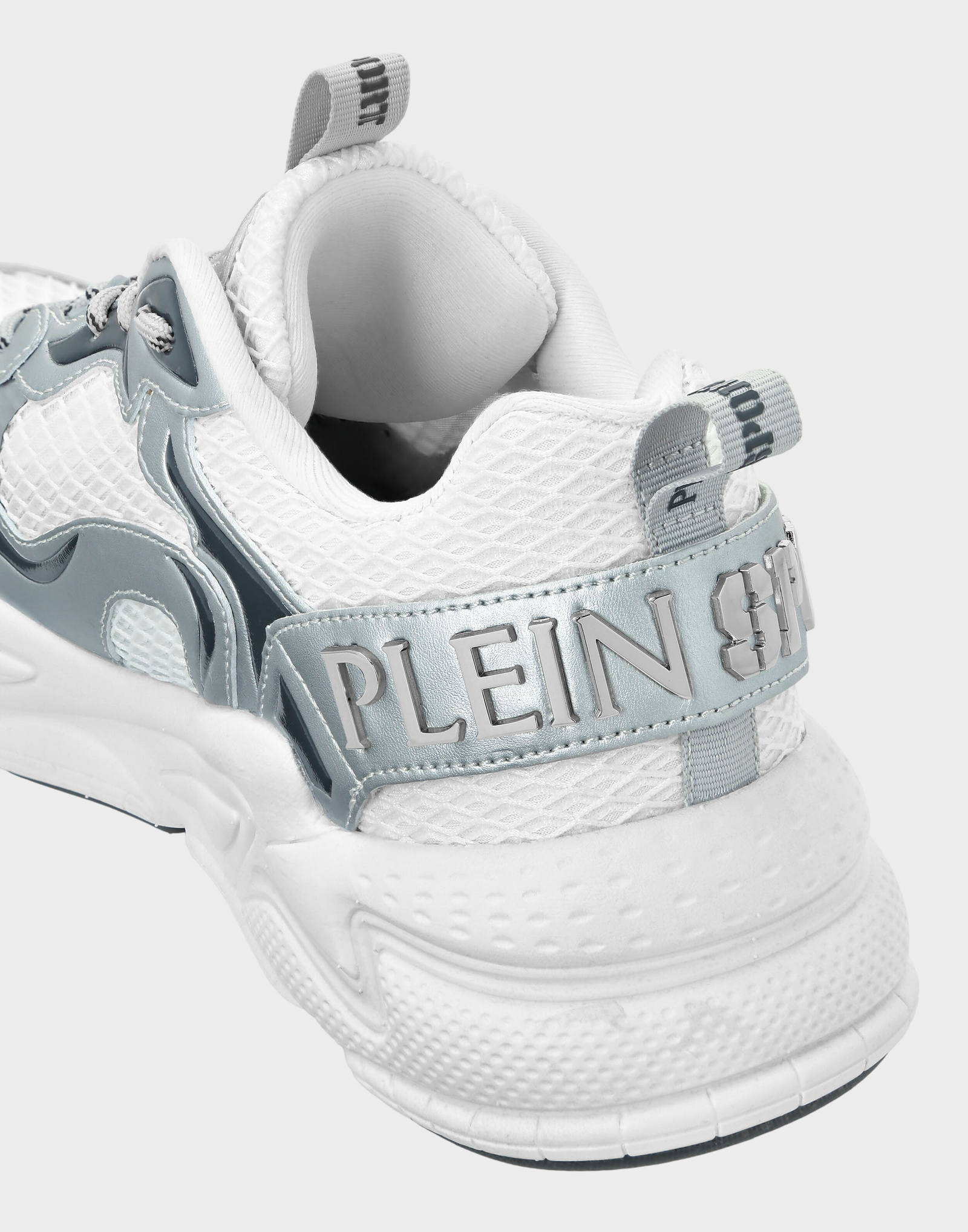 Biało-szare sneakersy Track-King - Image #2
