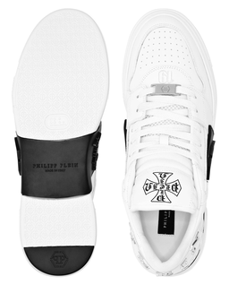 Białe sneakersy Low Top Phantom Kicks - Image #3