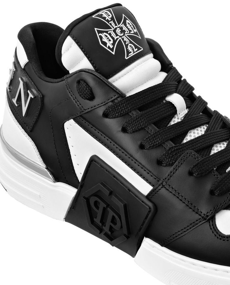 Czarno-białe sneakersy Low Top Phantom Kicks - Image #2