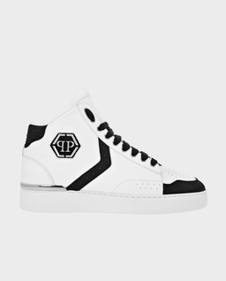 Białe sneakersy Mid Top - Image #0