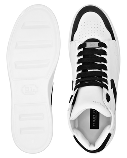 Białe sneakersy Mid Top - Image #3