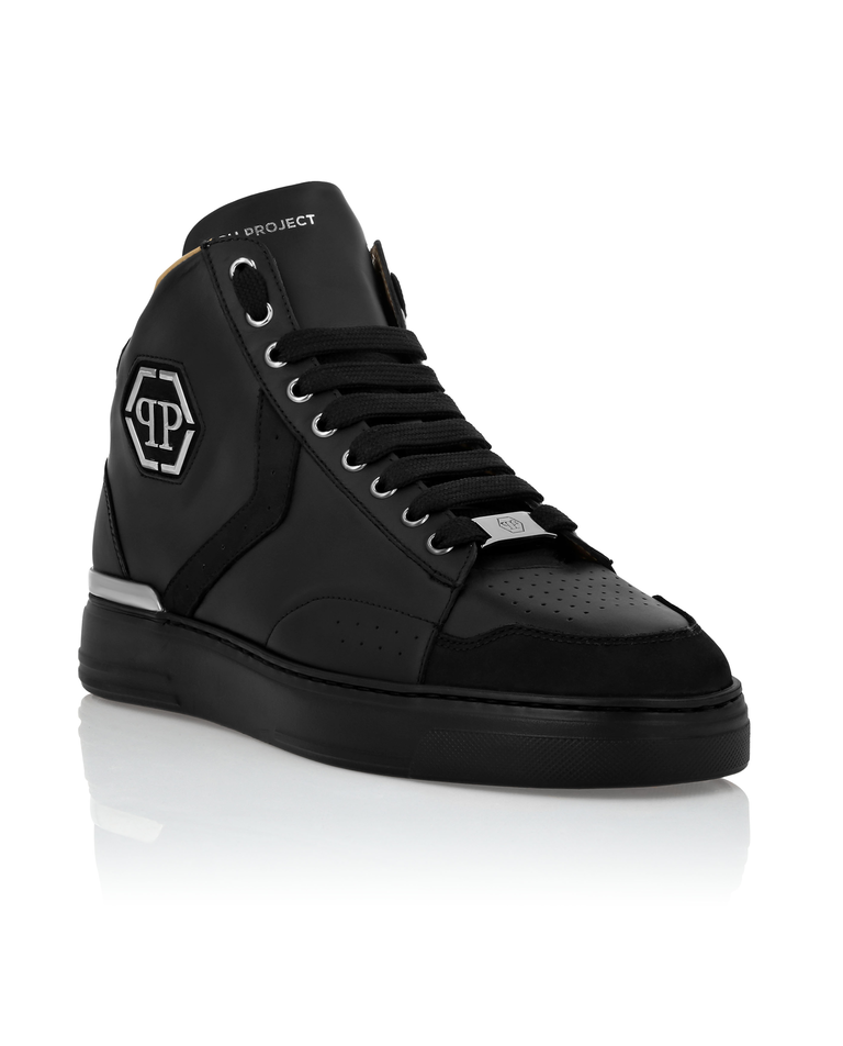 Czarne sneakersy Mid Top - Image #1