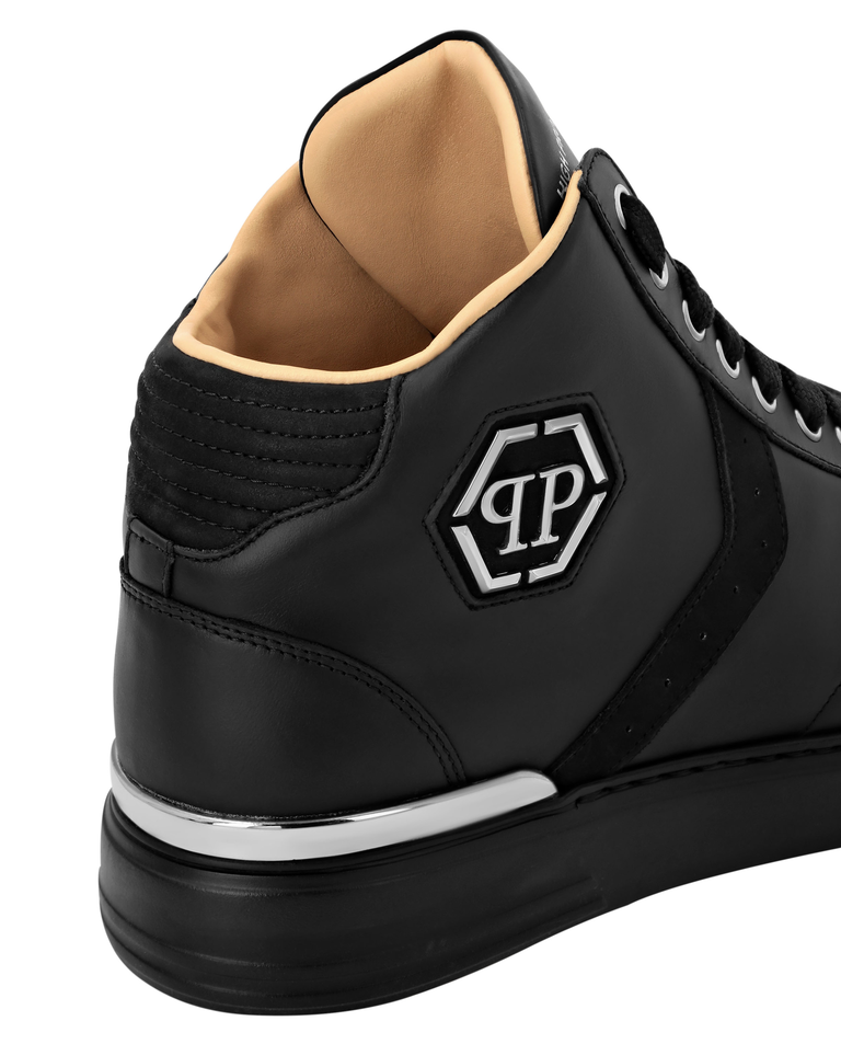 Czarne sneakersy Mid Top - Image #2