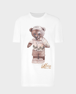 Biały t-shirt Teddy Beach - Image #0