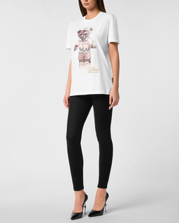 Biały t-shirt Teddy Beach - Image #2