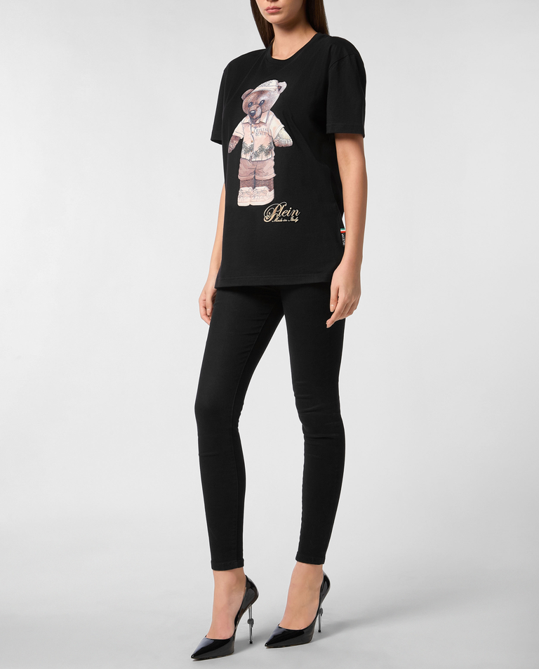 Czarny t-shirt Teddy Beach - Image #2