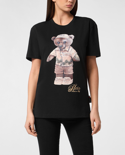 Czarny t-shirt Teddy Beach - Image #0