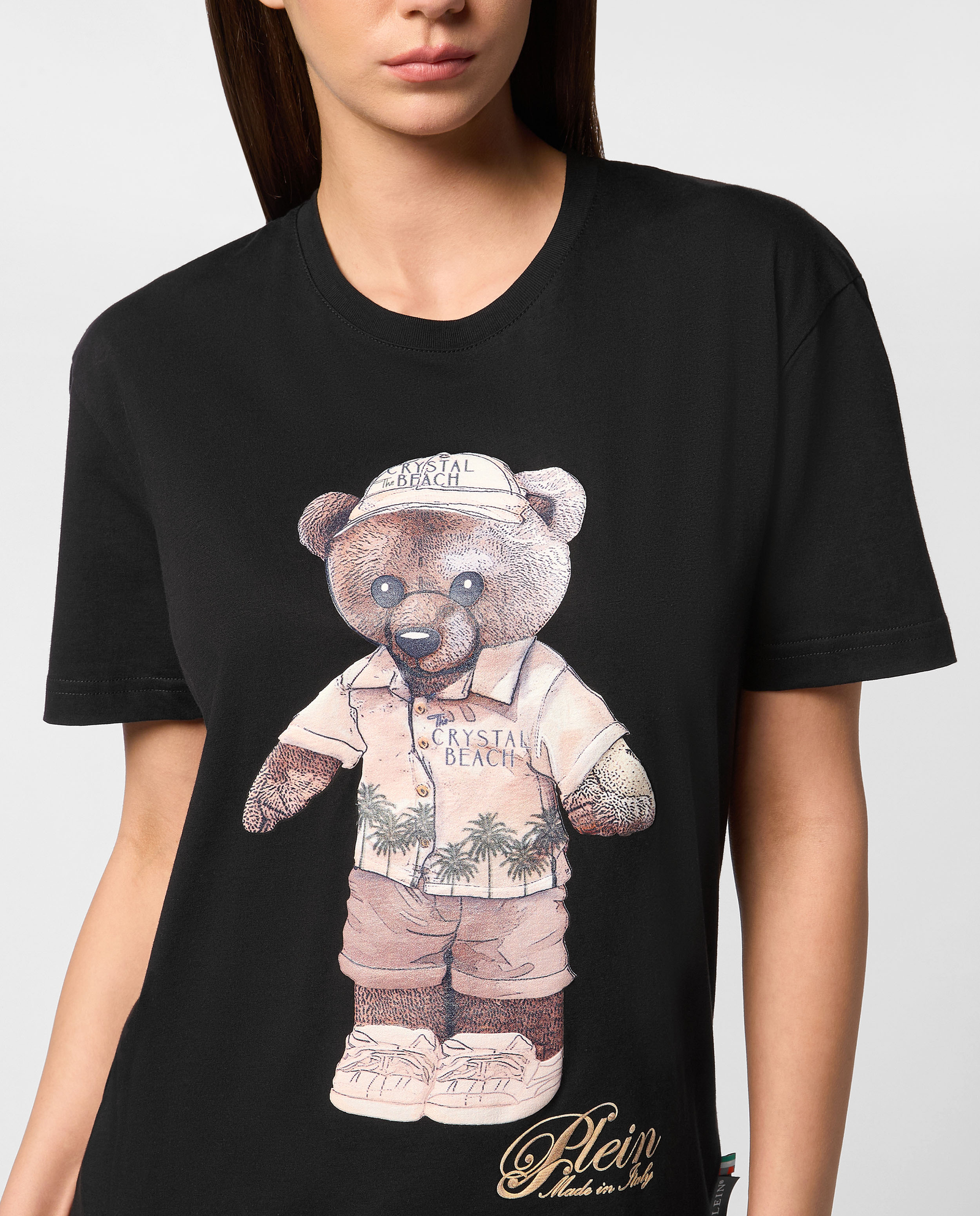 Czarny t-shirt Teddy Beach - Image #3