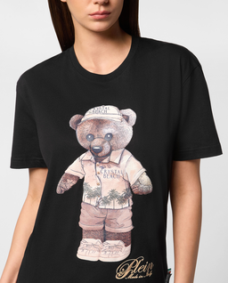 Czarny t-shirt Teddy Beach - Image #3