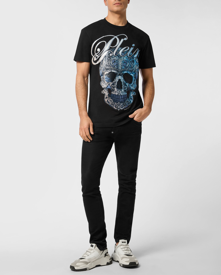 Czarna koszulka Gradient Skull - Image #2