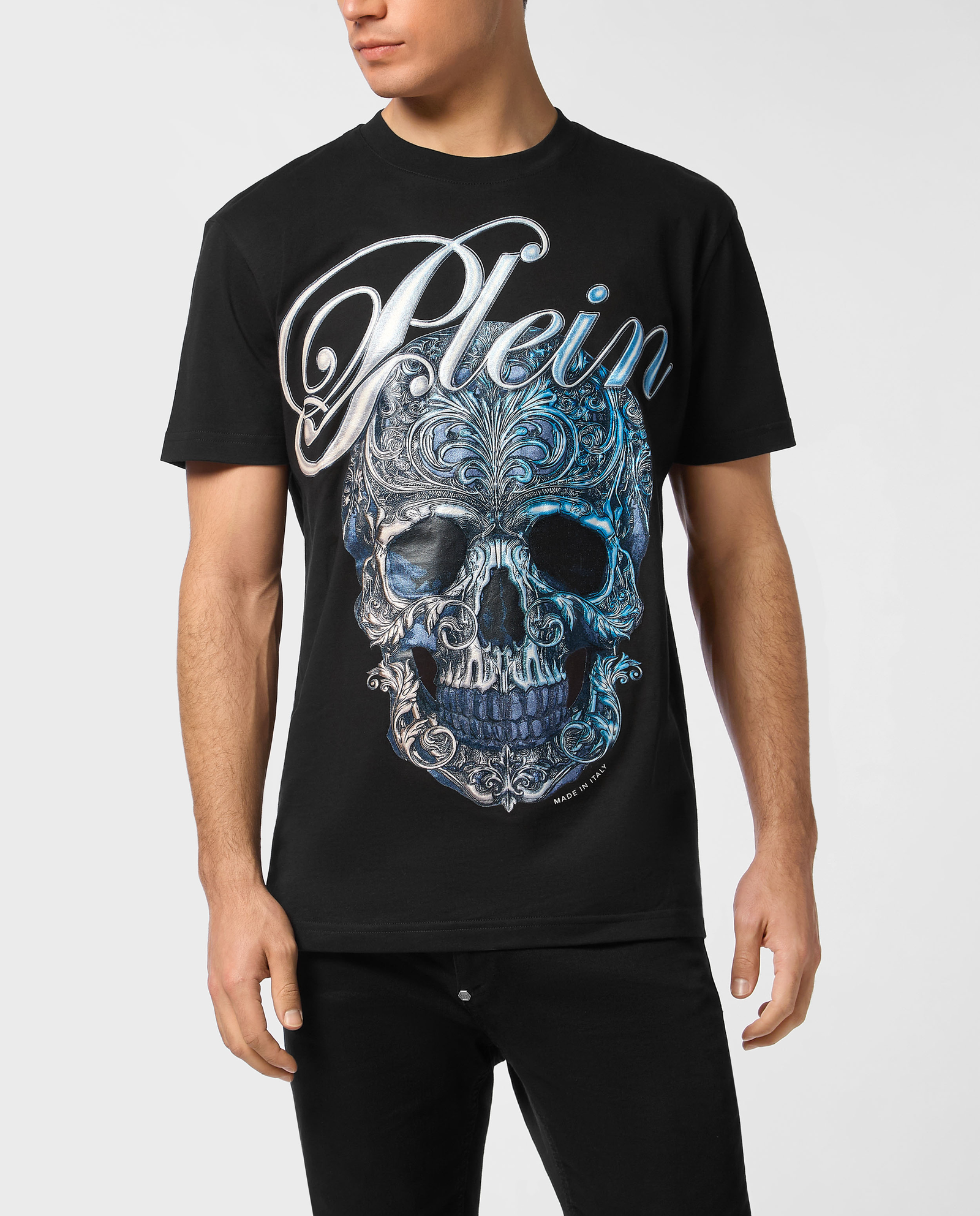 Czarna koszulka Gradient Skull - Image #0
