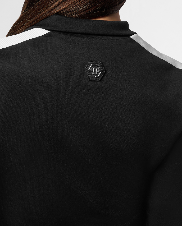 Czarna bluza rozpinana z logo - Image #3
