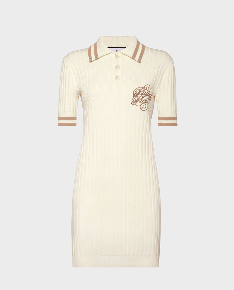 Dzianinowa sukienka polo
