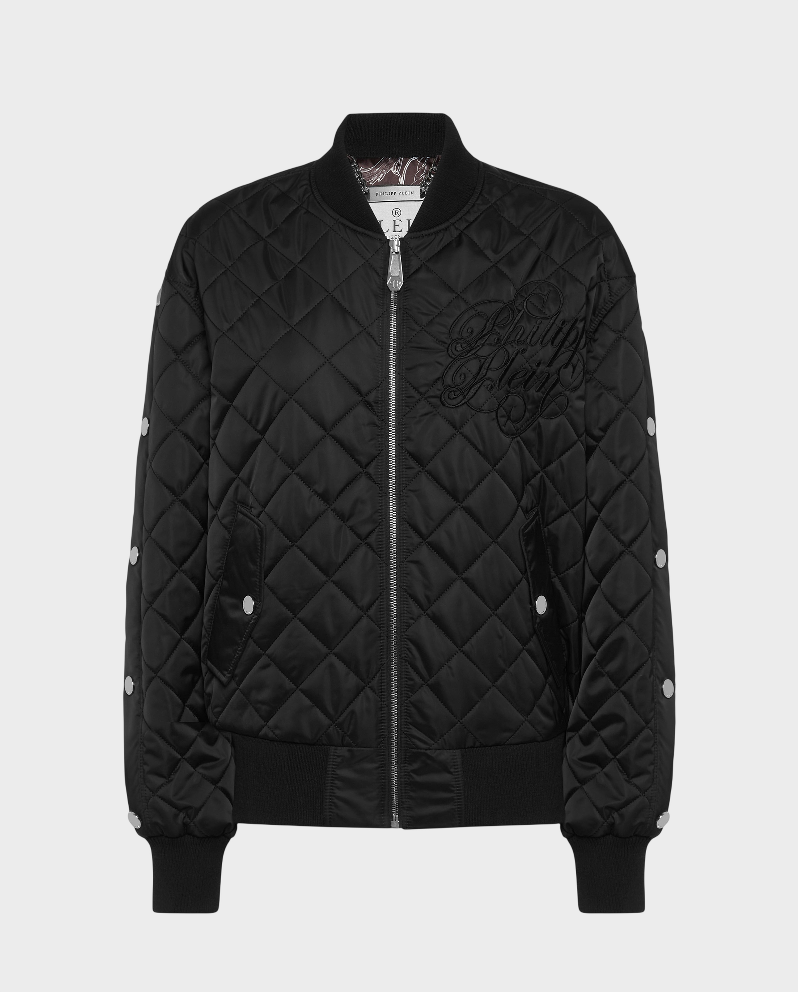 Pikowana kurtka bomber Diamond Signature - Image #0